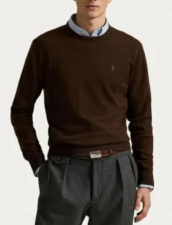 Polo Ralph Lauren Stickat|Wool Crewneck Sweater - Rundhalsad