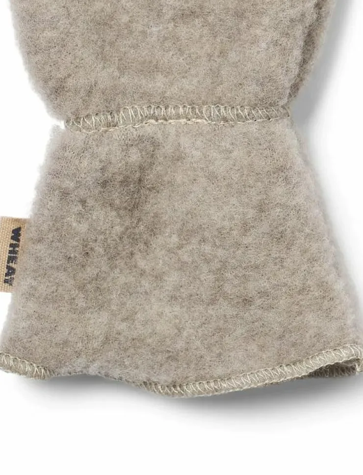 Wheat Wool Fleece Miitens Jay - Vantar|Barn Vantar