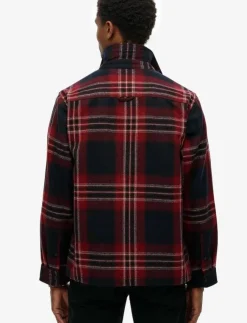 Superdry WOOL MILLER ZIP OVERSHIRT - Jackor & rockar| Overshirts