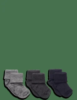 mp Denmark Wool rib baby socks - 3-pack - Bebisstrumpor|Barn Strumpor & Tights