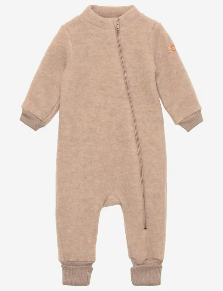 mikk-line Wool Suit w Rib - Fleeceoverall|Barn Fleecekläder