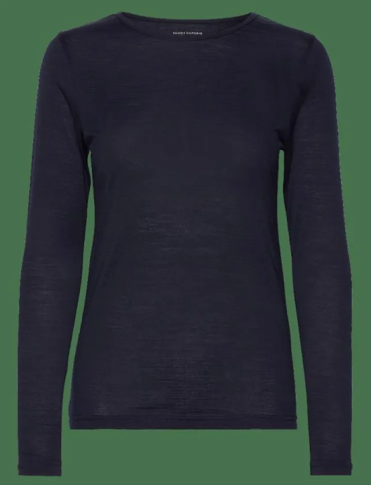 Panos Emporio Wool/Tencel Long Sleeve - Överdelar|Kvinnor Pyjamas & Loungewear