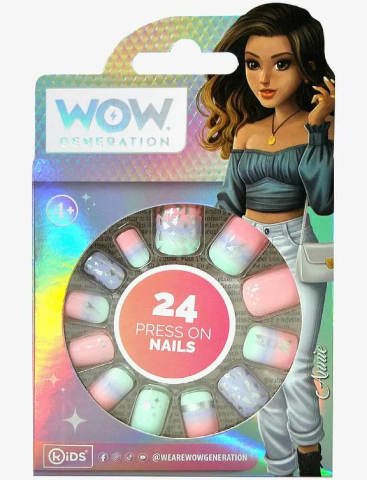 WOW Generation WOW® Generation, Press on Nails, 24 pcs./pack - Smink|Barn Maskeradkläder & Tillbehör