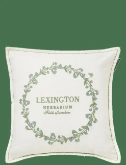Lexington Home Kuddar & Filtar|Wreath Linen/Cotton Logo Pillow Cover - Kuddfodral