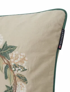 Lexington Home Wreath Logo Organic Cotton Twill Pillow Cover - Kuddfodral| Kuddar & Filtar