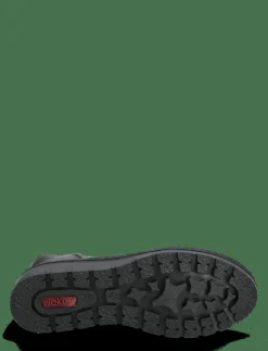 Kvinnor Rieker Varmfodrade Stövlar|X9165 - Platta ankelboots