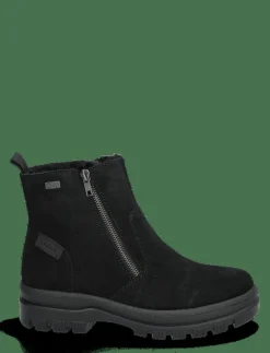 Kvinnor Rieker Boots|Varmfodrade Stövlar|X8251 - Platta ankelboots