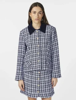 Kvinnor YAS Kavajer|BUCANA LS SHORT JACKET - Bouclés