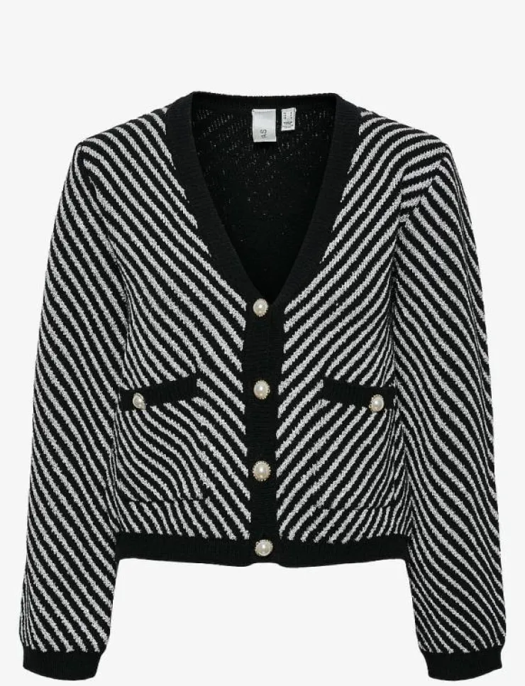 YAS CHARLA LS SEQUIN KNIT CARDIGAN - Koftor|Kvinnor Stickat