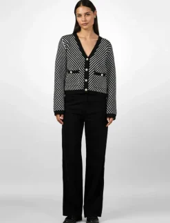 YAS CHARLA LS SEQUIN KNIT CARDIGAN - Koftor|Kvinnor Stickat