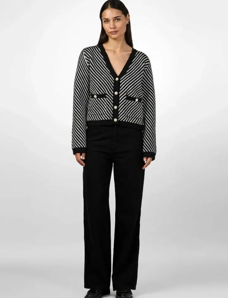 YAS CHARLA LS SEQUIN KNIT CARDIGAN - Koftor|Kvinnor Stickat