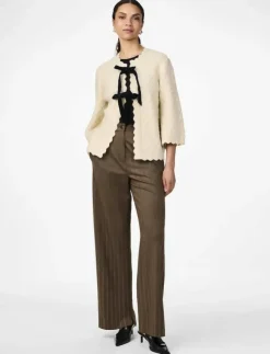 Kvinnor YAS Stickat|EGSA 3/4 KNIT CARDIGAN S. - Koftor