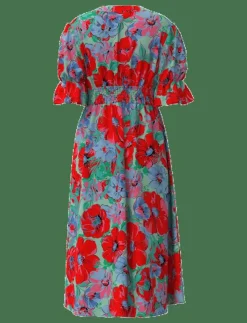 Kvinnor YAS Klänningar|FARRON 2/4 MIDI DRESS S. - SHOW - Midiklänningar