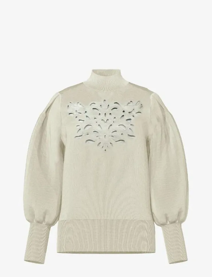 YAS FIRAZ LS KNIT PULLOVER S. - Stickat|Kvinnor Stickat