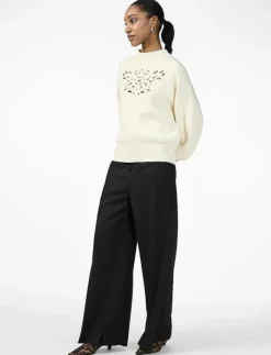 YAS FIRAZ LS KNIT PULLOVER S. - Stickat|Kvinnor Stickat