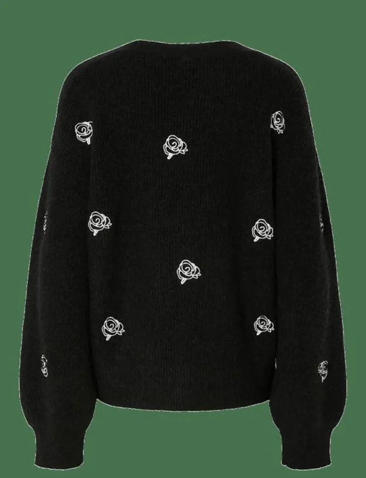 Kvinnor YAS Stickat|FLEUR LS KNIT CARDIGAN S. NOOS - Koftor