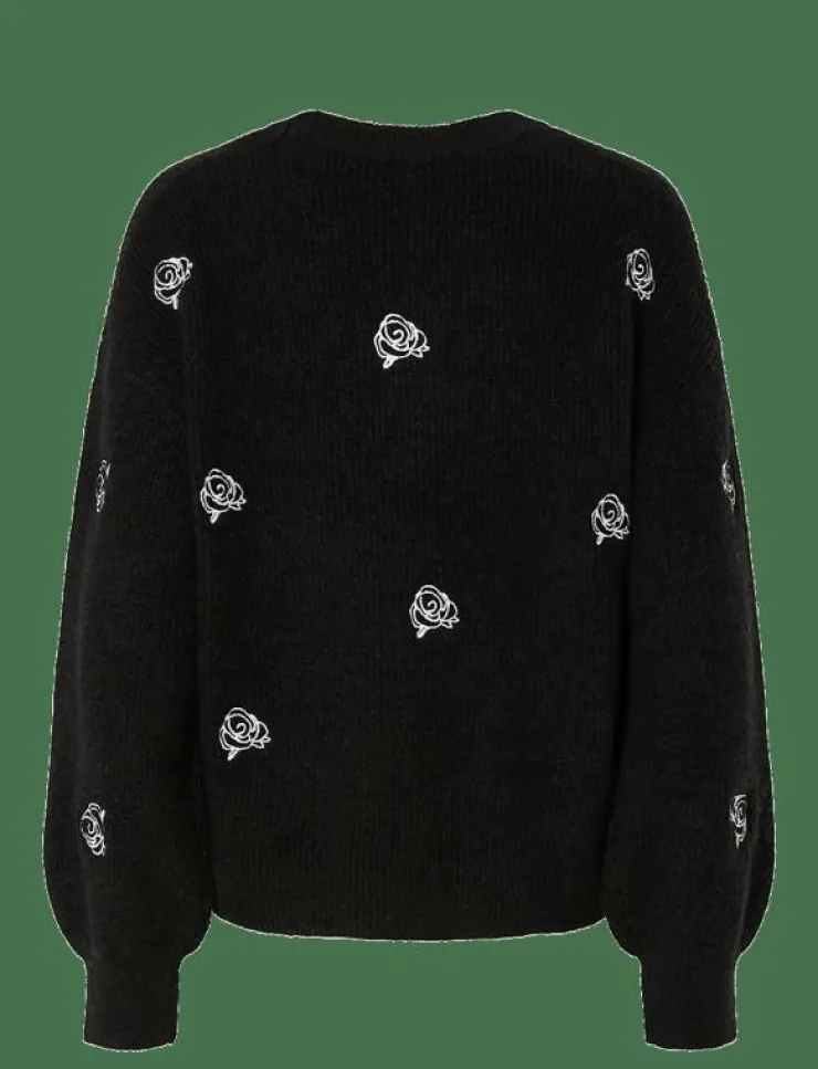 Kvinnor YAS Stickat|FLEUR LS KNIT PULLOVER S. NOOS - Stickat