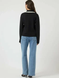 YAS JOSIE LS BOW KNIT TOP - Stickat|Kvinnor Stickat