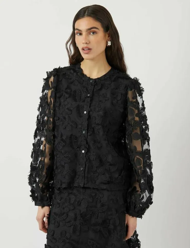 YAS KARLY LS SHIRT - SHOW - Långärmade blusar|Kvinnor Blusar & Skjortor