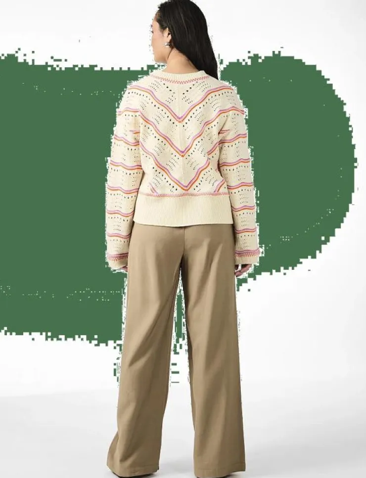 YAS LIMERA LS KNIT PULLOVER S. - Stickat|Kvinnor Stickat