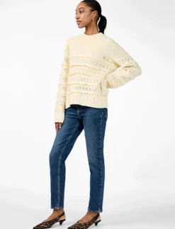 YAS TIMU LS KNIT PULLOVER - Stickat|Kvinnor Stickat