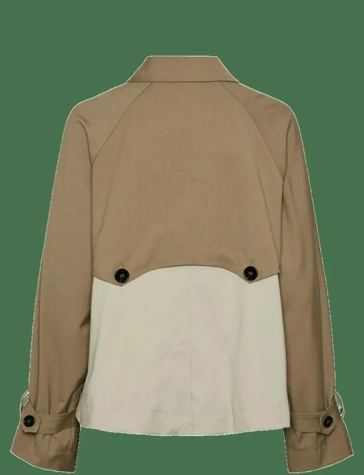 Kvinnor YAS Jackor & Kappor|TURBO SHORT TRENCHCOAT - Trenchcoats