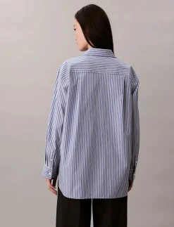 Kvinnor Calvin Klein Jeans Blusar & Skjortor|YD Perfect Button-down Shirt - Långärmade