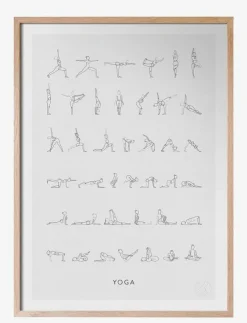 Kunskapstavlan® Yoga - Illustrationer| Posters & Ramar