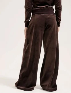 Kvinnor Juicy Couture Mjukisbyxor|YUKA WIDE LEG TRACKPANT GOLD - Vida byxor