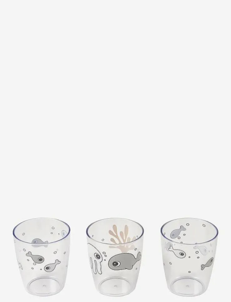 Barn Done by Deer Mata|Yummy mini glass 3 pcs Sea friends - Serveringsset