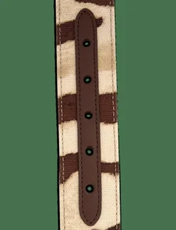 Lauren Ralph Lauren Zebra-Print Wood-Buckle Wide Belt - Skärp|Kvinnor Bälten